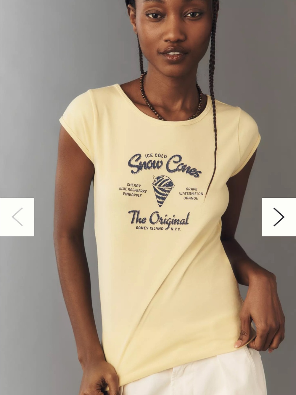Anthropologie Pilcro Snow Cone Cotton Tee - Picture 2 of 10